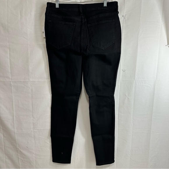 Old Navy High Rise Rockstar Super Skinny Secret Smooth Pockets Black 16 Long - Picture 5 of 8
